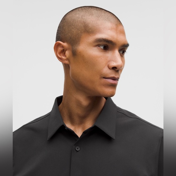 Lululemon New Venture Slim Fit Black Long Sleeve Shirt - Picture 7 of 9